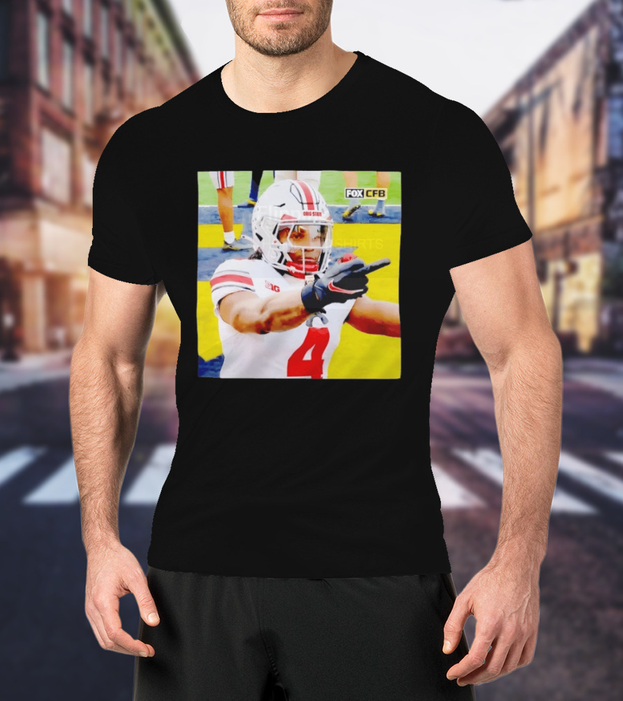 Ohio State Player Gesture Against Michigan Football T-Shirt