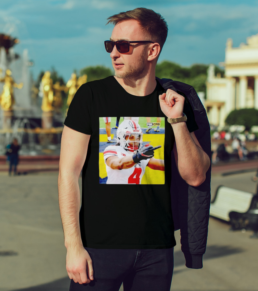 Ohio State Player Gesture Against Michigan Football T-Shirt