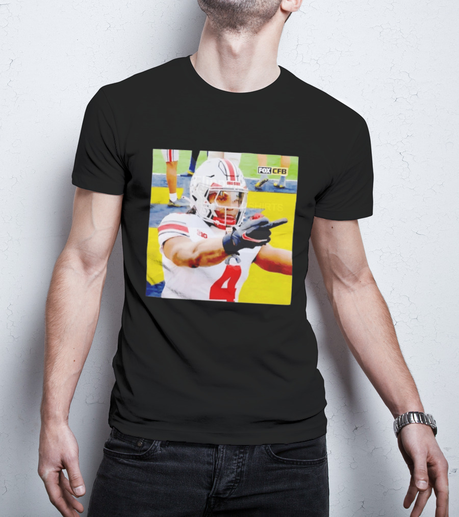 Ohio State Player Gesture Against Michigan Football T-Shirt
