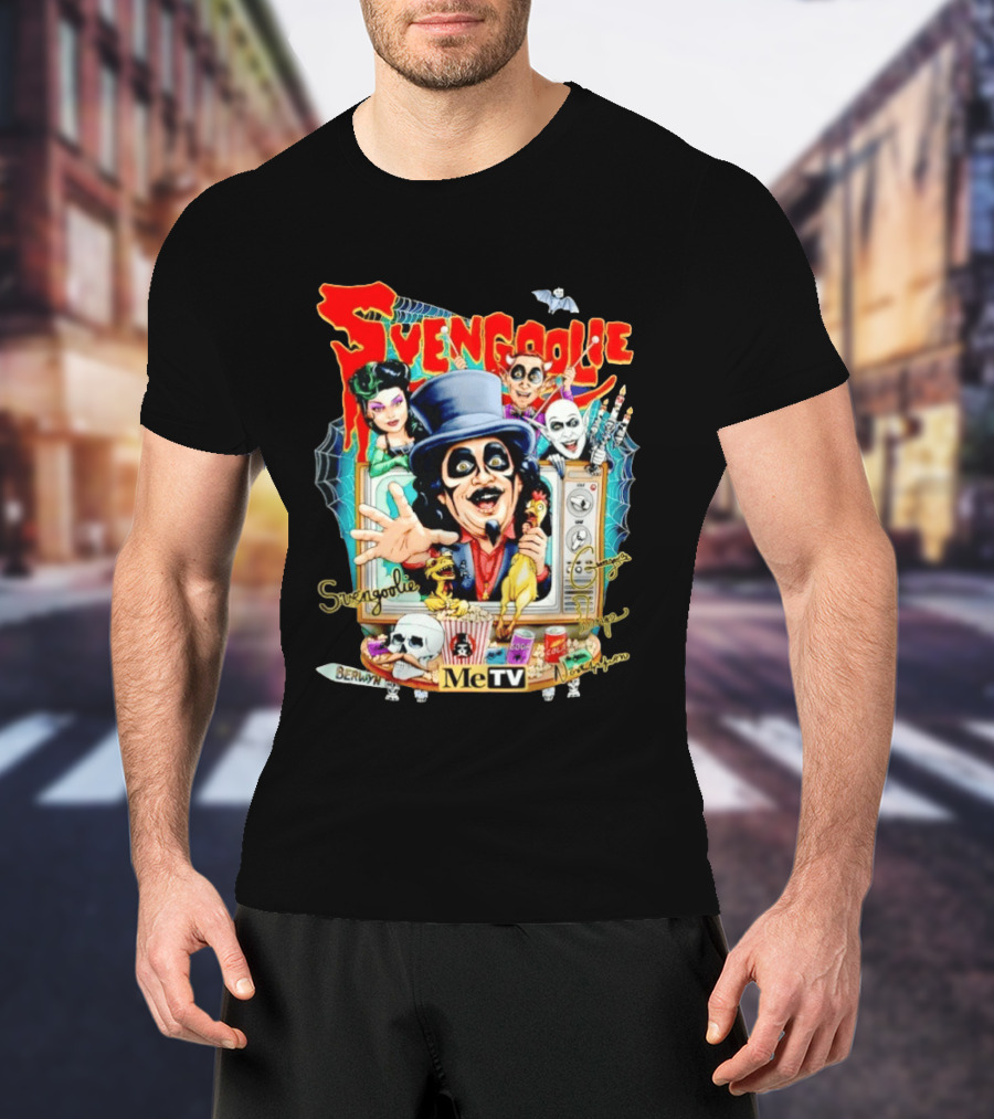Svengoolie Berwyn MeTV Horror Characters And Spooky Fun T-Shirt