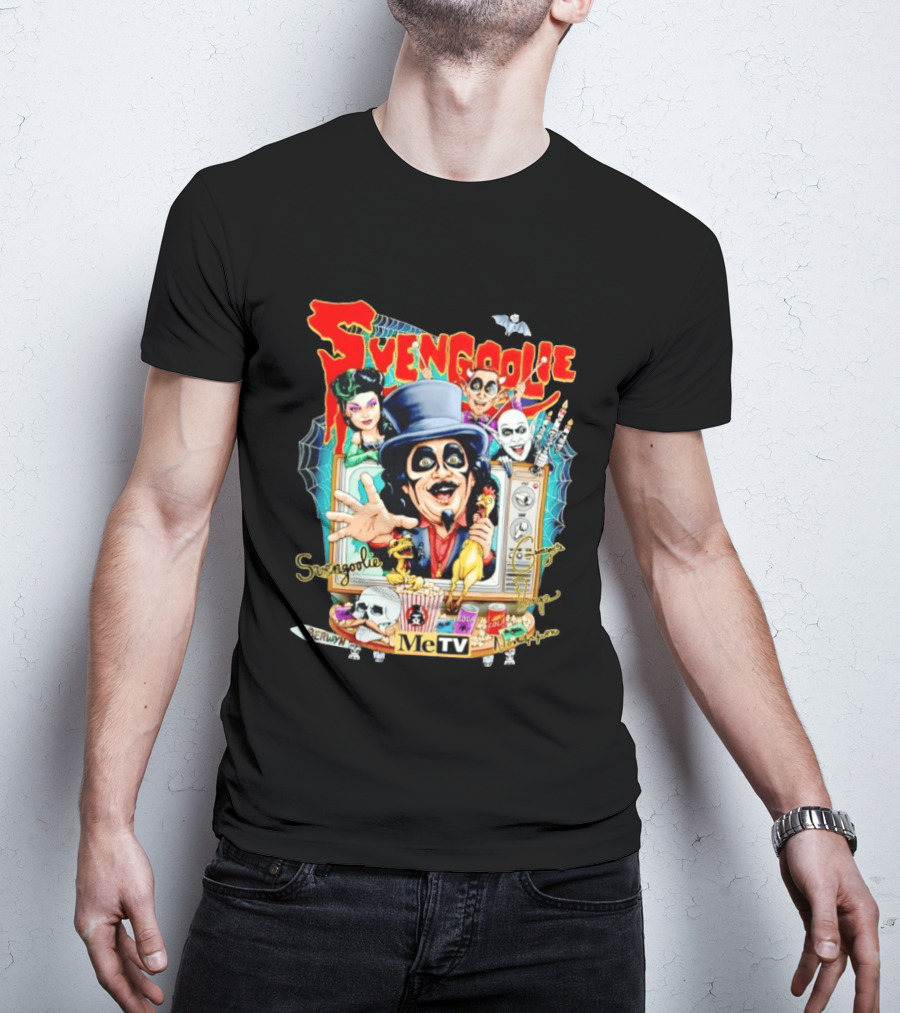 Svengoolie Berwyn MeTV Horror Characters And Spooky Fun T-Shirt