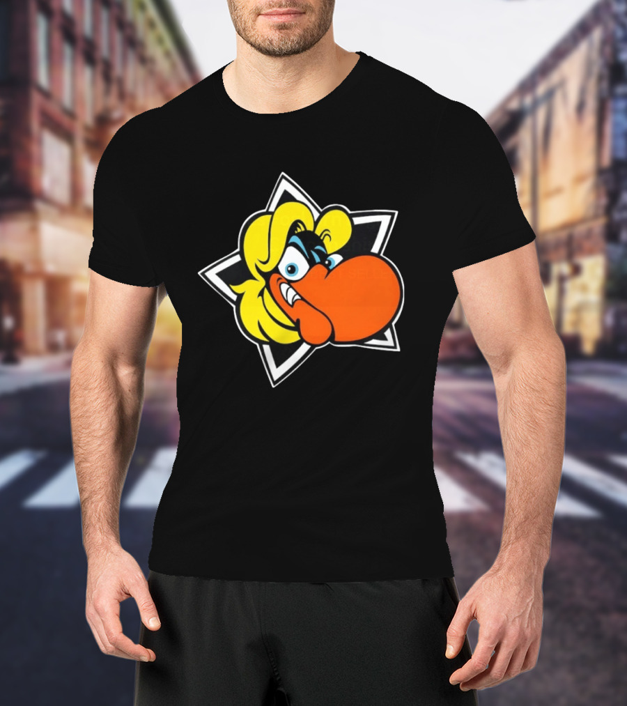 Looney Tunes Foghorn Leghorn Star Cartoon Character Face T-Shirt