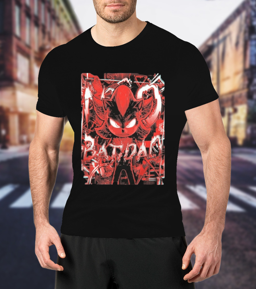 No Batidao Red Black Anime Character Energetic T-Shirt