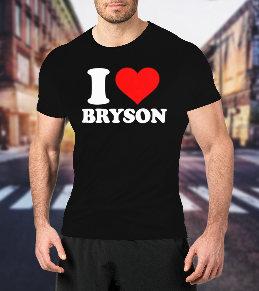 PGA Tour I Love Bryson Golf Professional Golfer T-Shirt