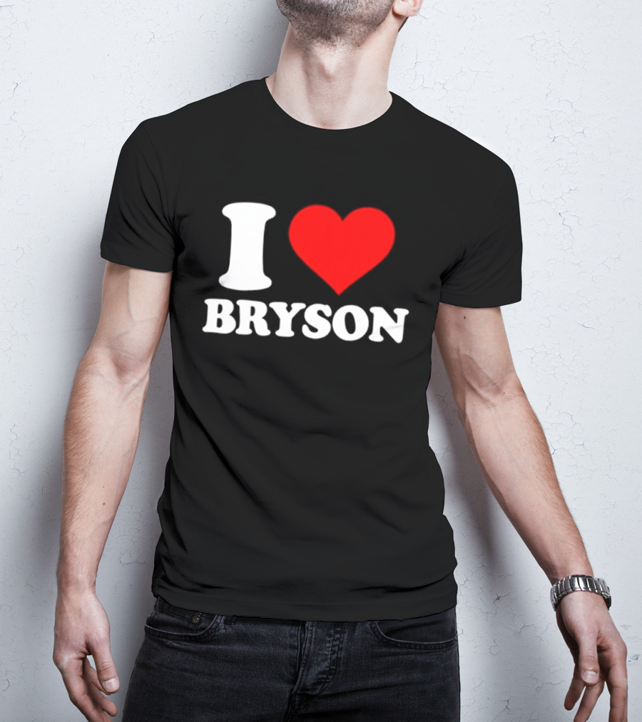 PGA Tour I Love Bryson Golf Professional Golfer T-Shirt