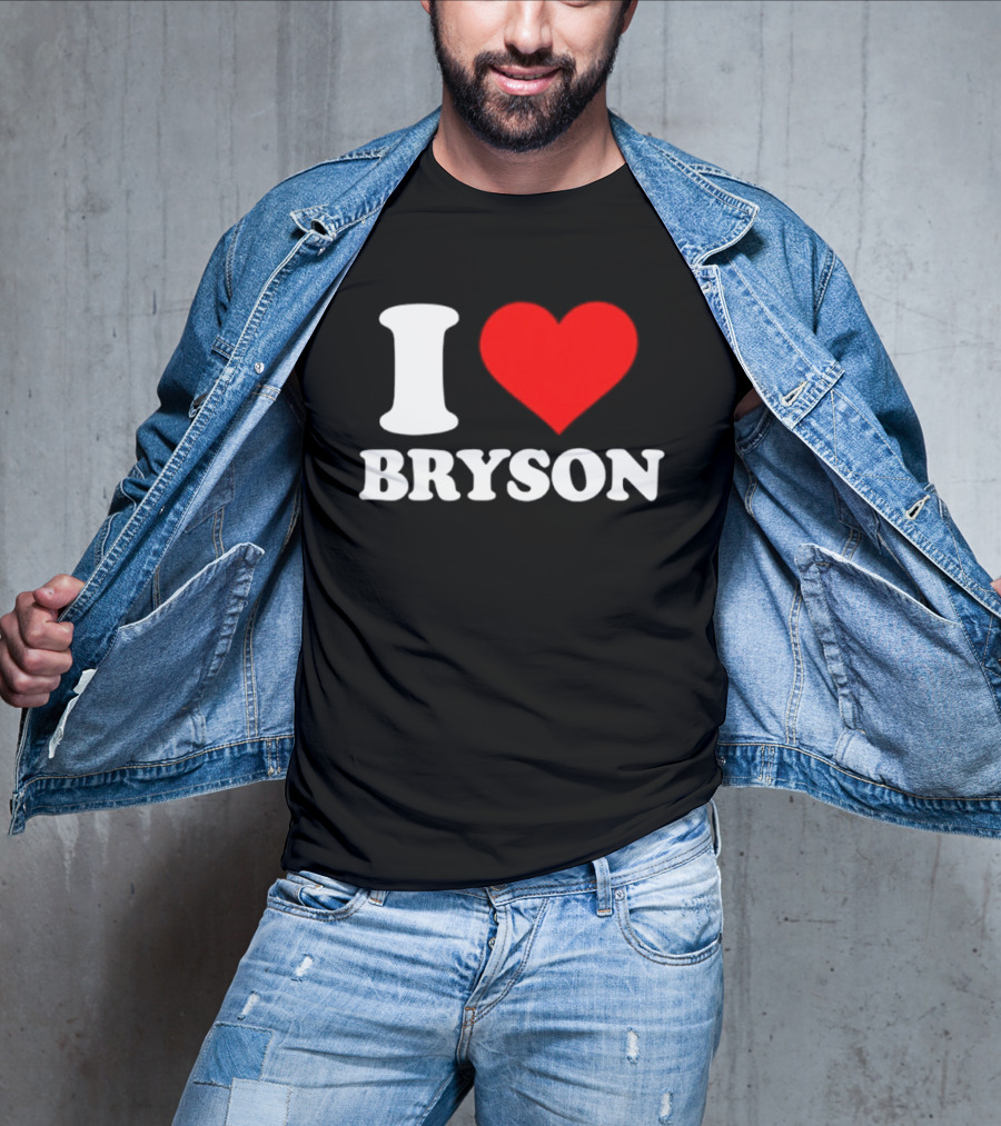 PGA Tour I Love Bryson Golf Professional Golfer T-Shirt