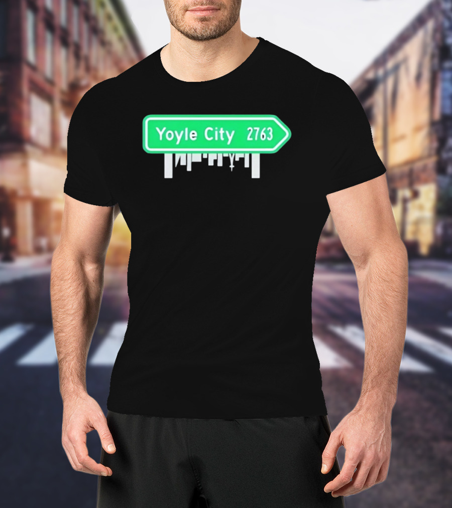 Yoyle City 2763 Road Sign Battle For Dream Island Series T-Shirt