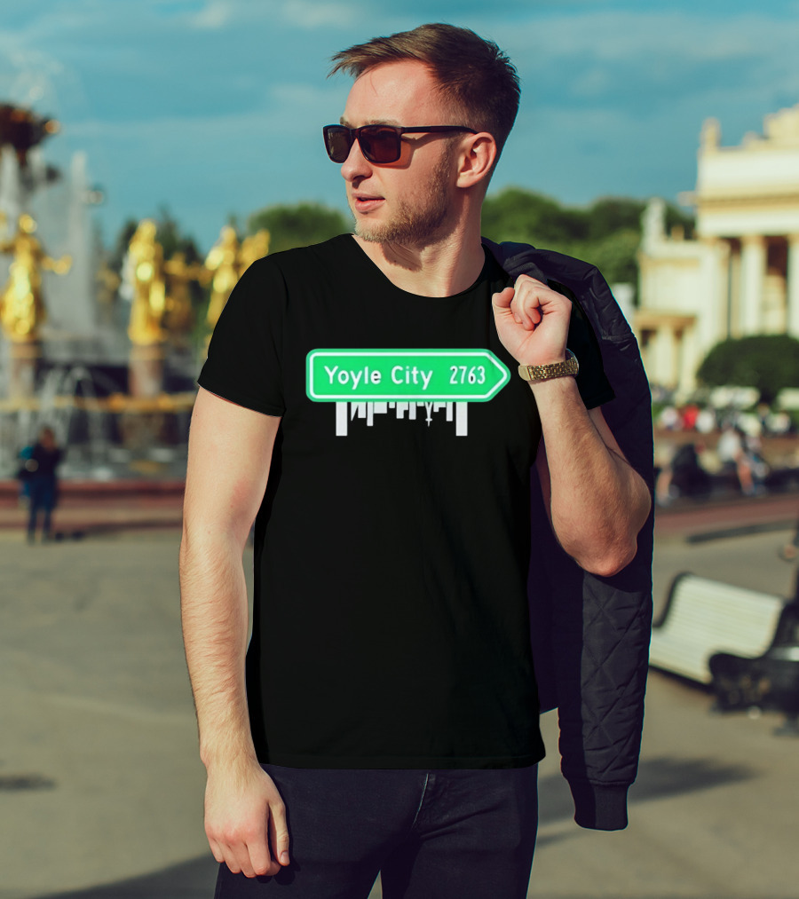 Yoyle City 2763 Road Sign Battle For Dream Island Series T-Shirt