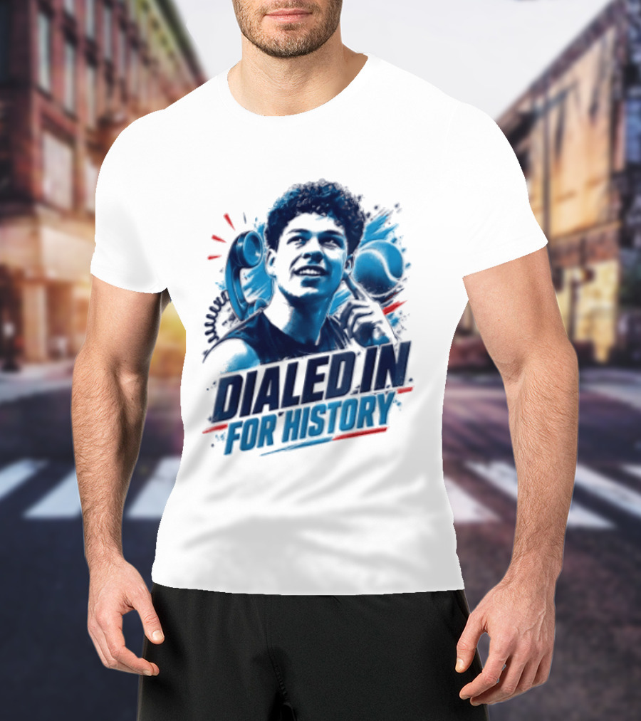 Ben Shelton Dialed In For History Tennis US Open T-Shirt