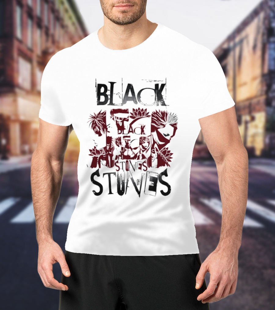 Black Stones Nana Anime Band Blast Manga Series T-Shirt