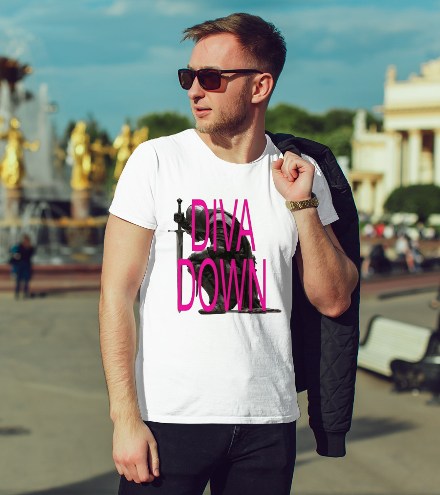 Diva Down Knight Sword Warrior Armor T-Shirt