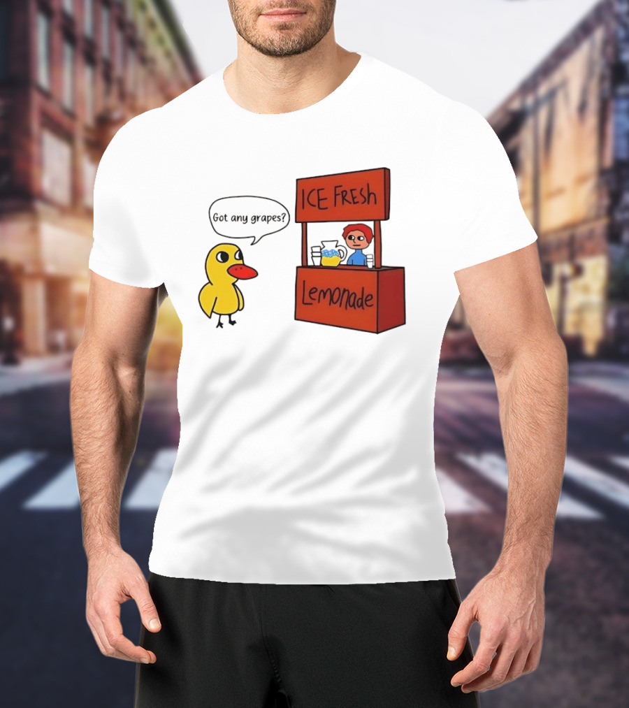 Got Any Grapes Duck Ice Fresh Lemonade Stand T-Shirt