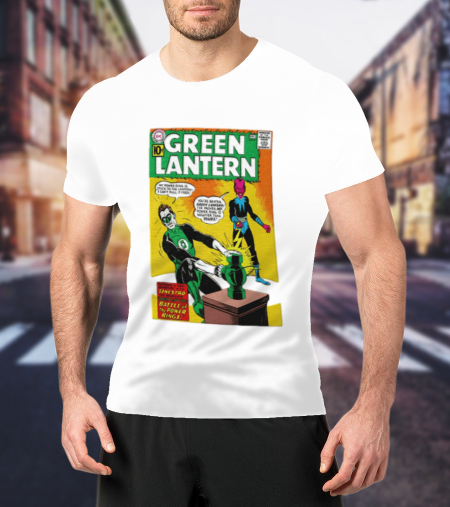 Green Lantern Sinestro Battle Of The Power Rings Comic Cover DC Comics T-Shirt
