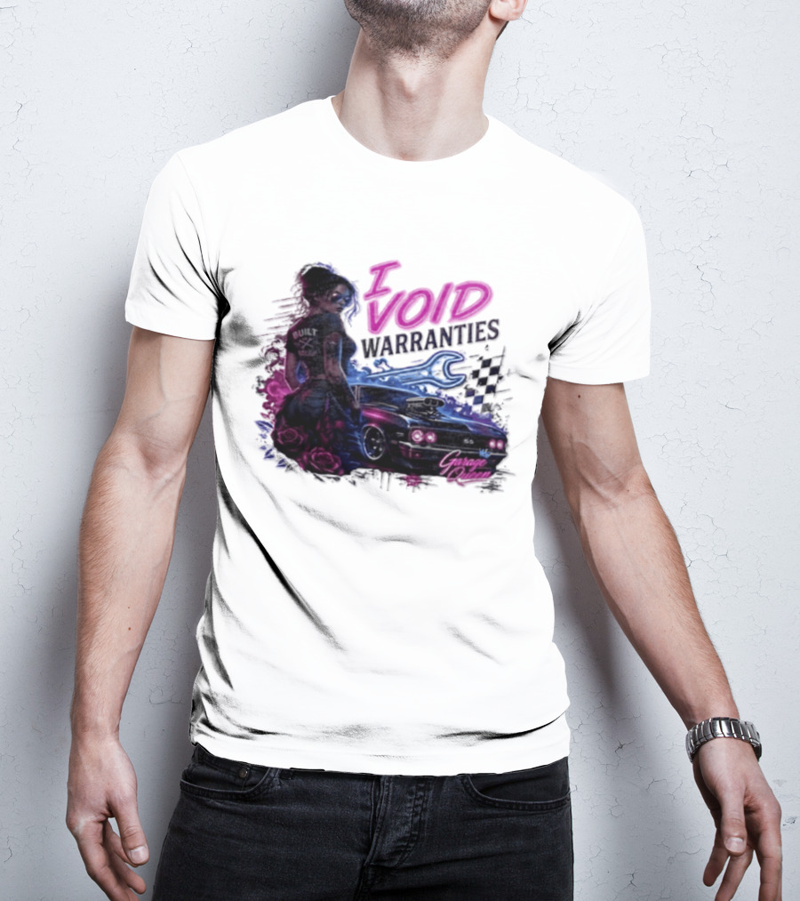 I Void Warranties Garage Queen Car Mechanic T-Shirt