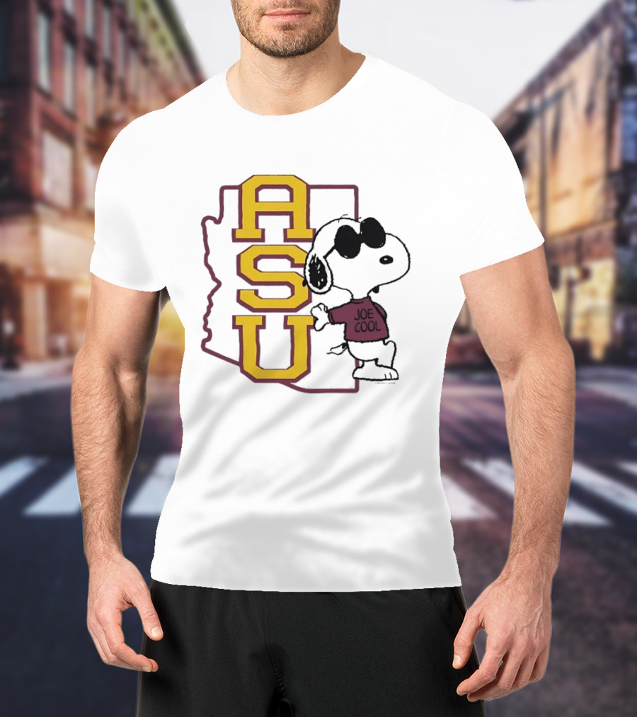 ASU Joe Cool Snoopy Arizona State University T-Shirt