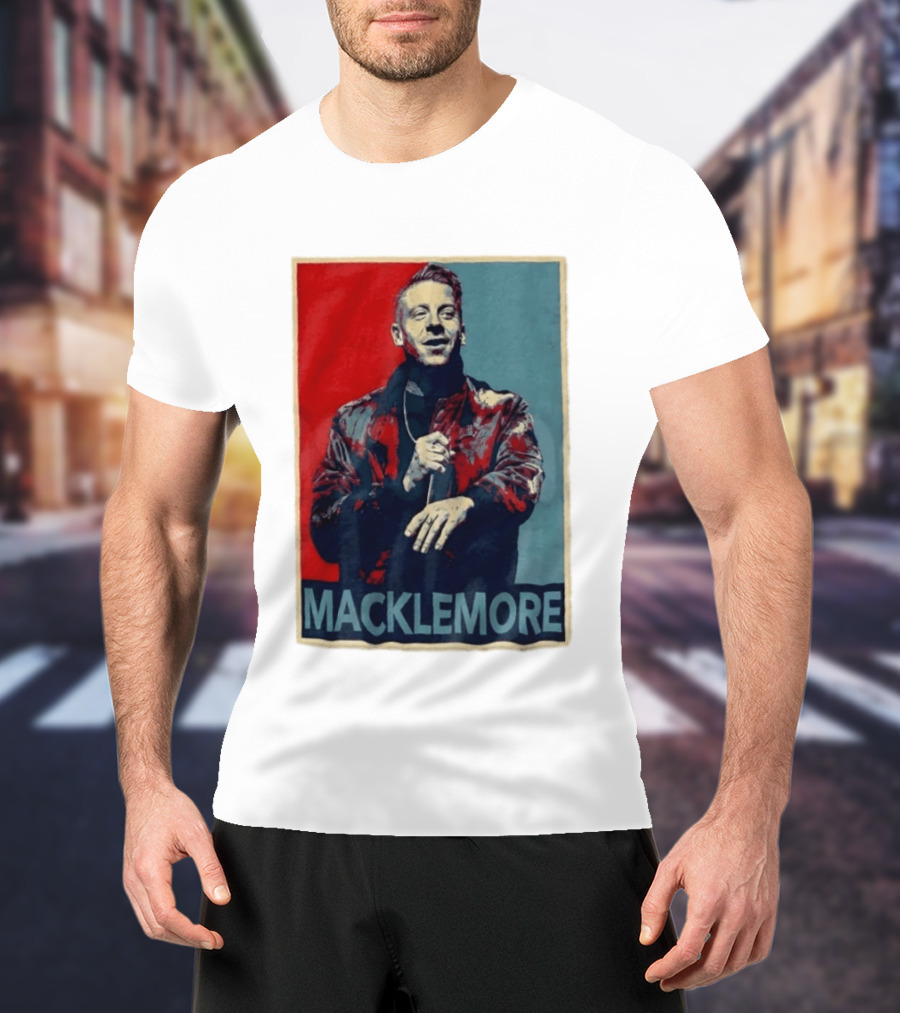 Macklemore Music Icon Red Blue T-Shirt