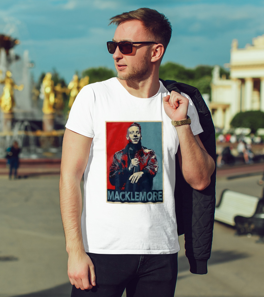 Macklemore Music Icon Red Blue T-Shirt
