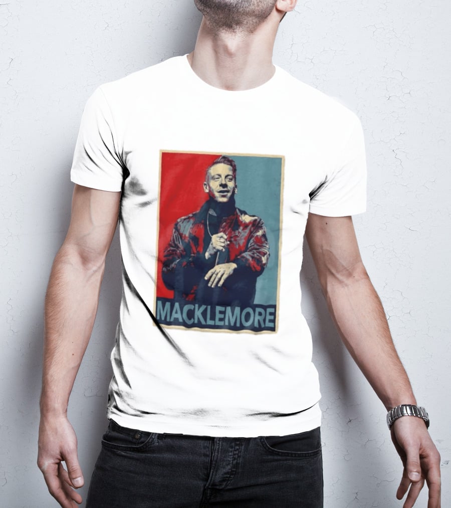 Macklemore Music Icon Red Blue T-Shirt