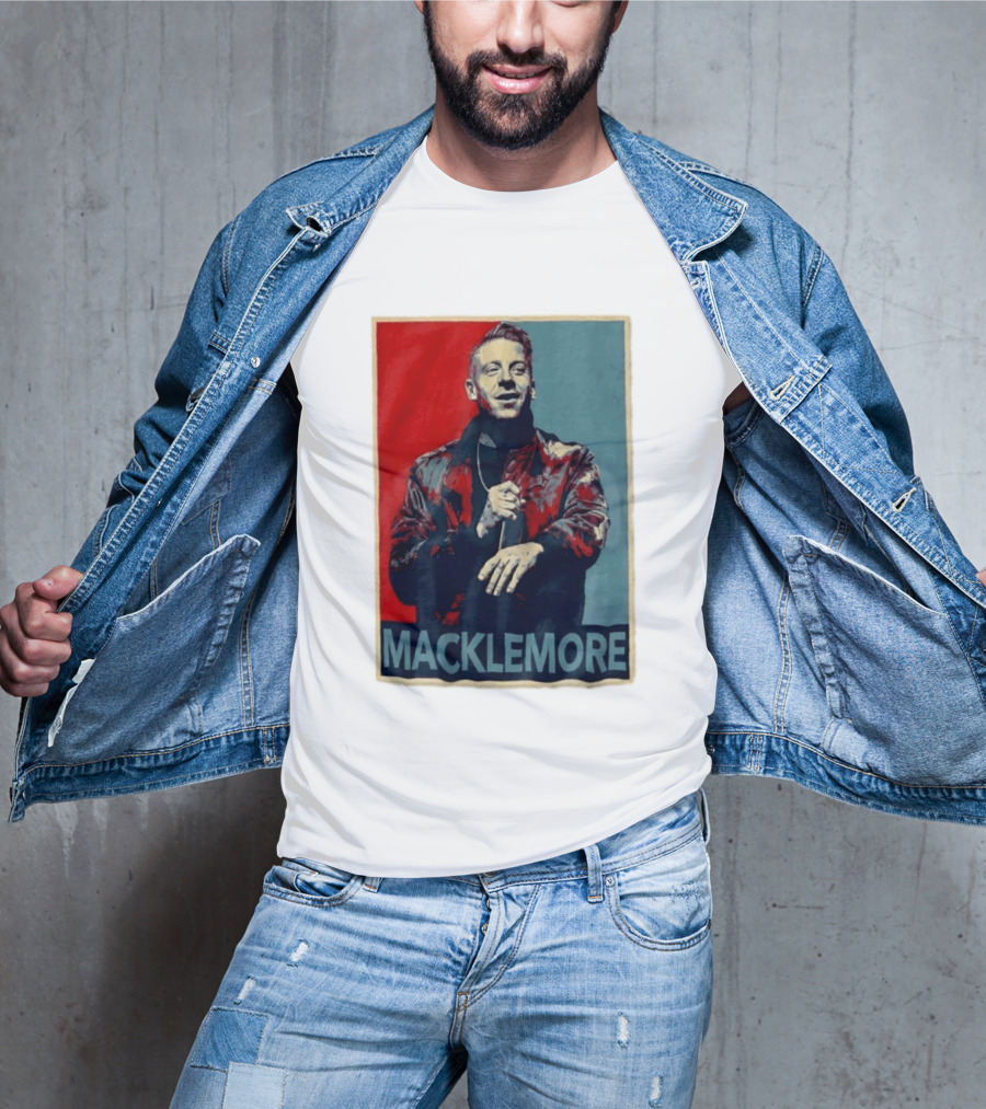 Macklemore Music Icon Red Blue T-Shirt