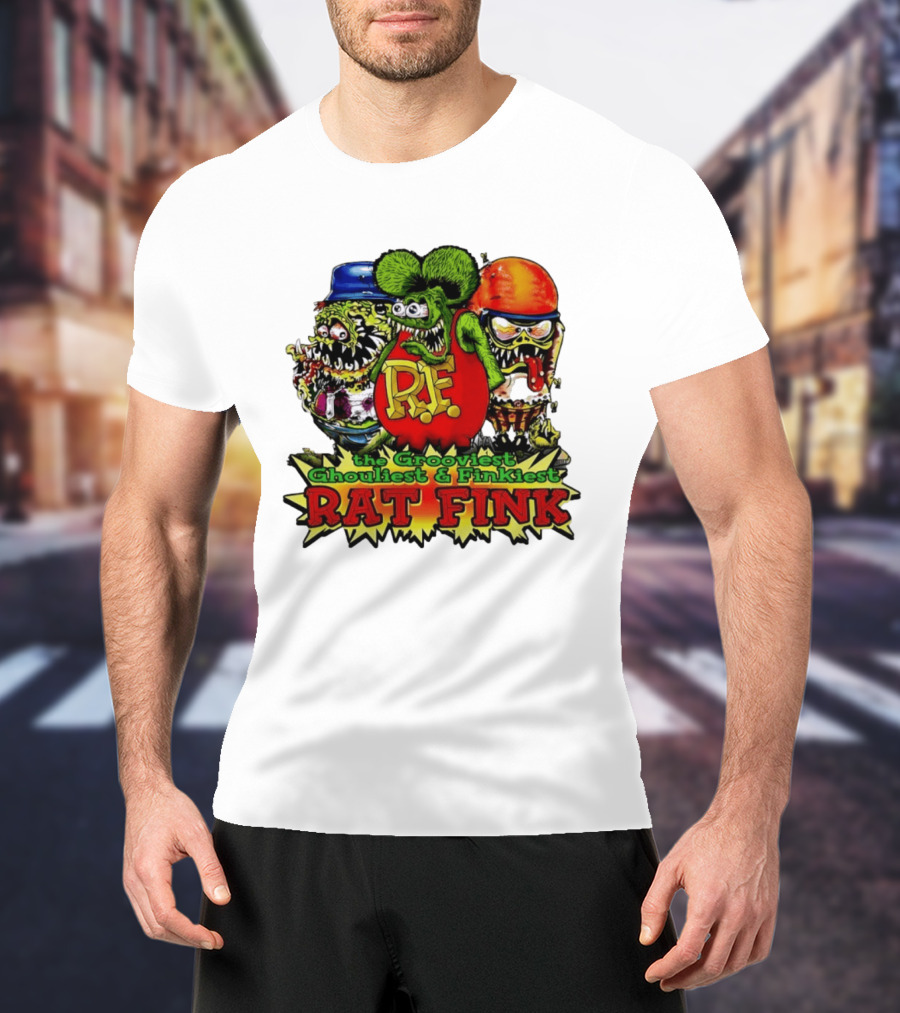 Grooviest Ghouliest Finkiest Rat Fink R.F. T-Shirt