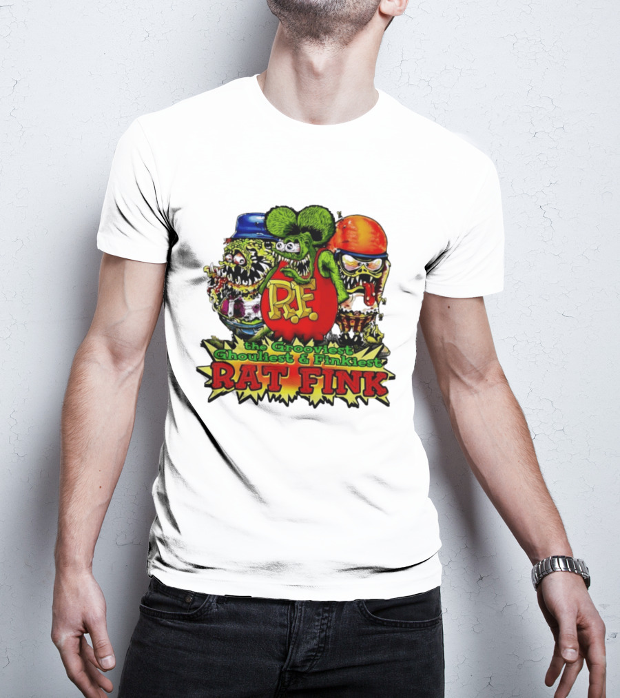 Grooviest Ghouliest Finkiest Rat Fink R.F. T-Shirt