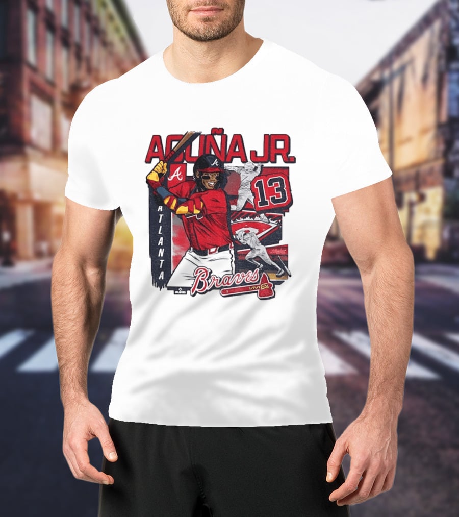 Acuña Jr. Atlanta Braves 13 Baseball Player MLB T-Shirt