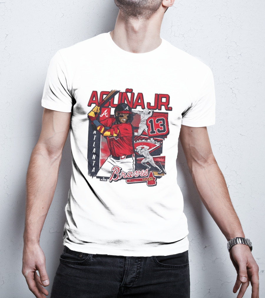 Acuña Jr. Atlanta Braves 13 Baseball Player MLB T-Shirt