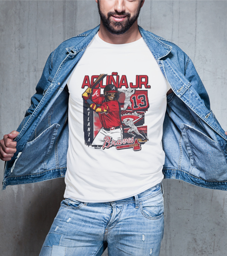 Acuña Jr. Atlanta Braves 13 Baseball Player MLB T-Shirt