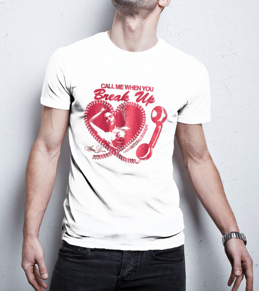 Selena Gomez Call Me When You Break Up Heart Wrench T-Shirt