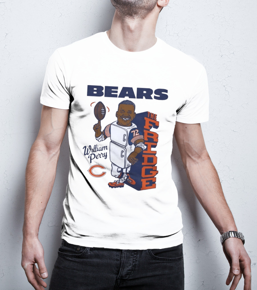 Chicago Bears William Perry The Fridge 72 Football T-Shirt