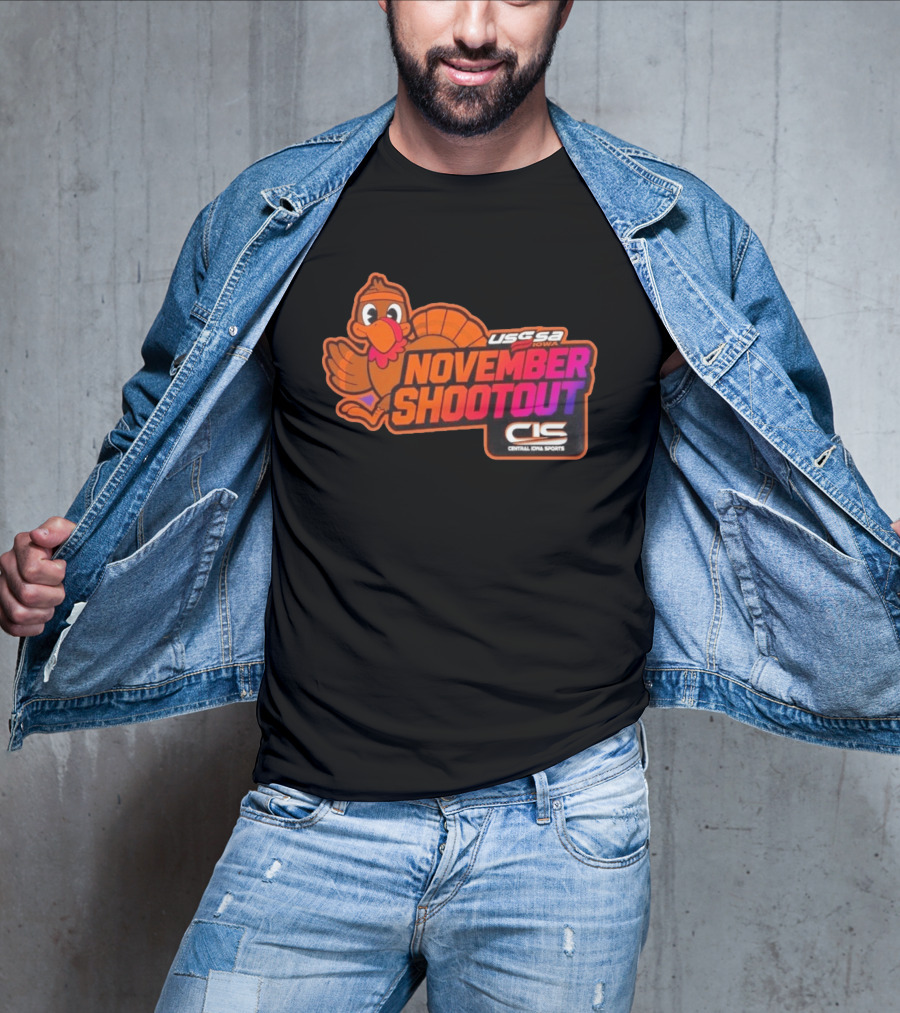 USSSA Iowa November Shootout CIS Central Iowa Sports Turkey 2026 T-Shirt