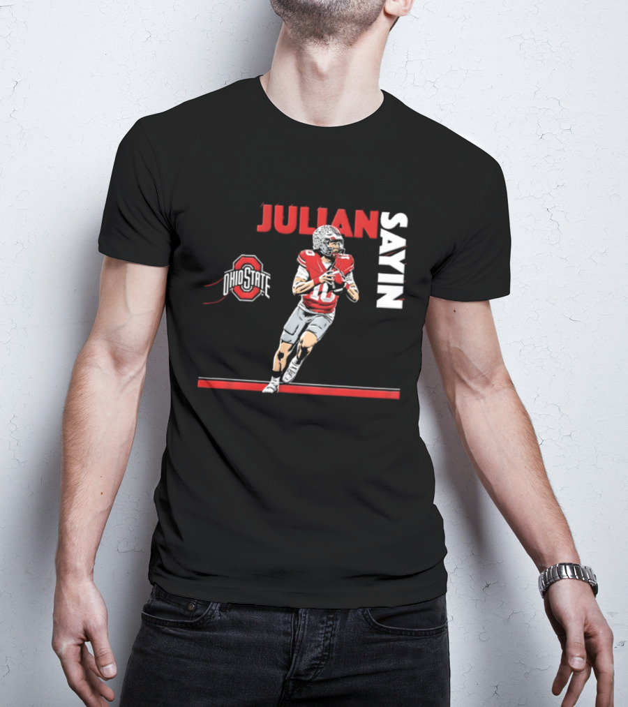 Ohio State Buckeyes Football 2026 Julian Sayin Neon Nights T-Shirt