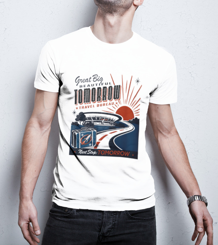 Great Big Beautiful Tomorrow Travel Bureau Tomorrow Carousel T-Shirt