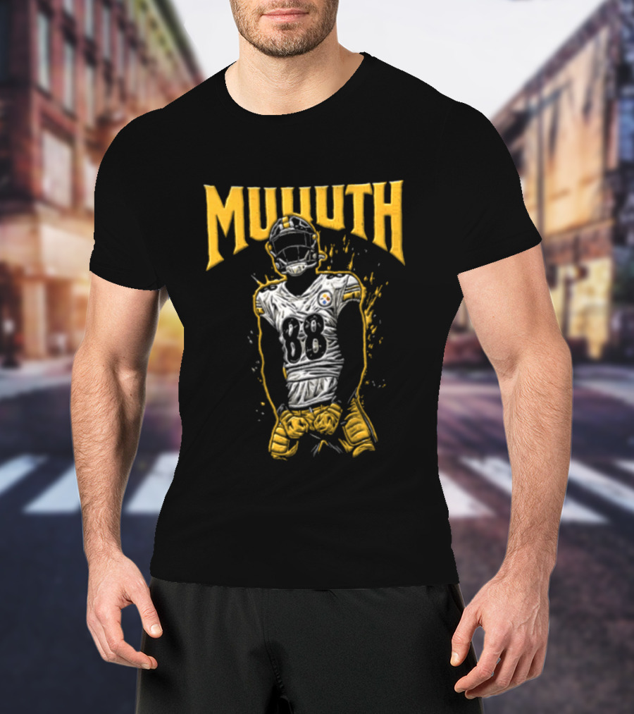 MUUTH Pat Freiermuth 88 Pittsburgh Steelers T-Shirt
