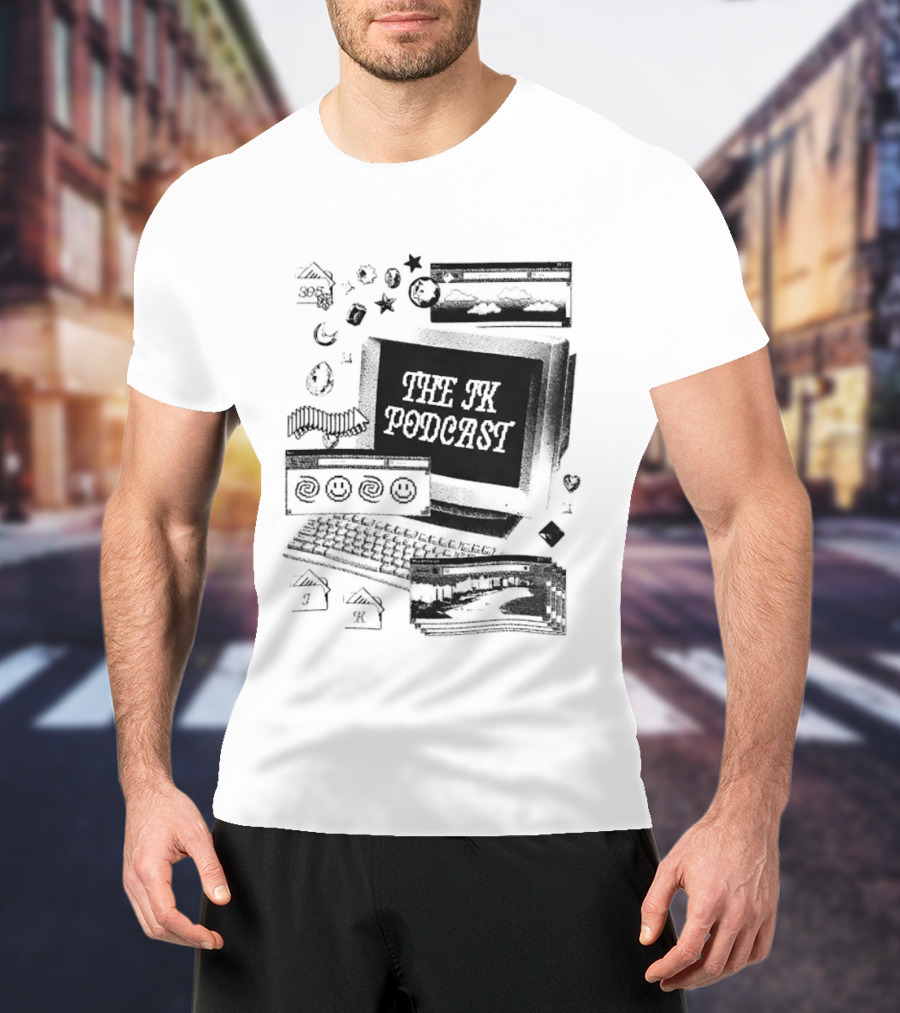 The JK Podcast 305 Computer Y2K Nostalgia Vintage Tech T-Shirt