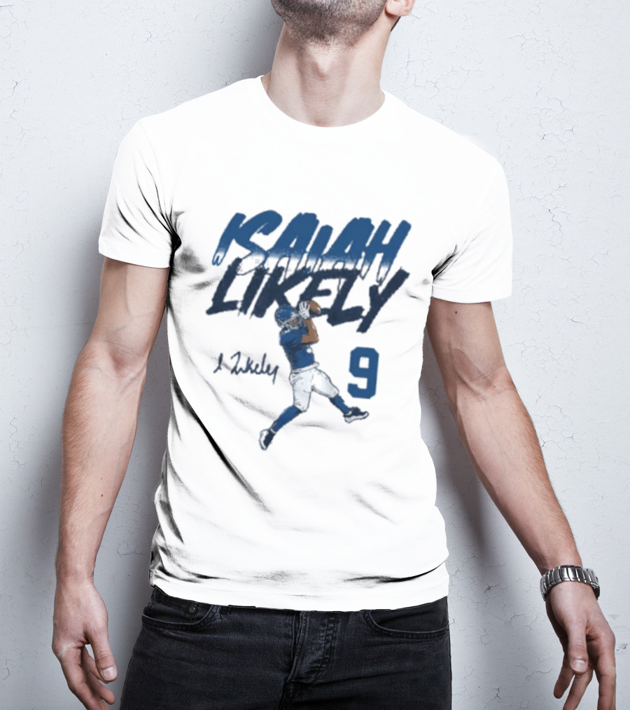 Isaiah Likely Catch Pose 9 New York Giants T-Shirt