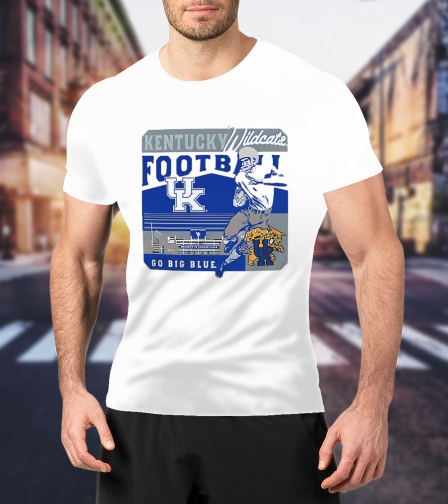 Kentucky Wildcats Football Go Big Blue Kroger Field UK Wildcats T-Shirt