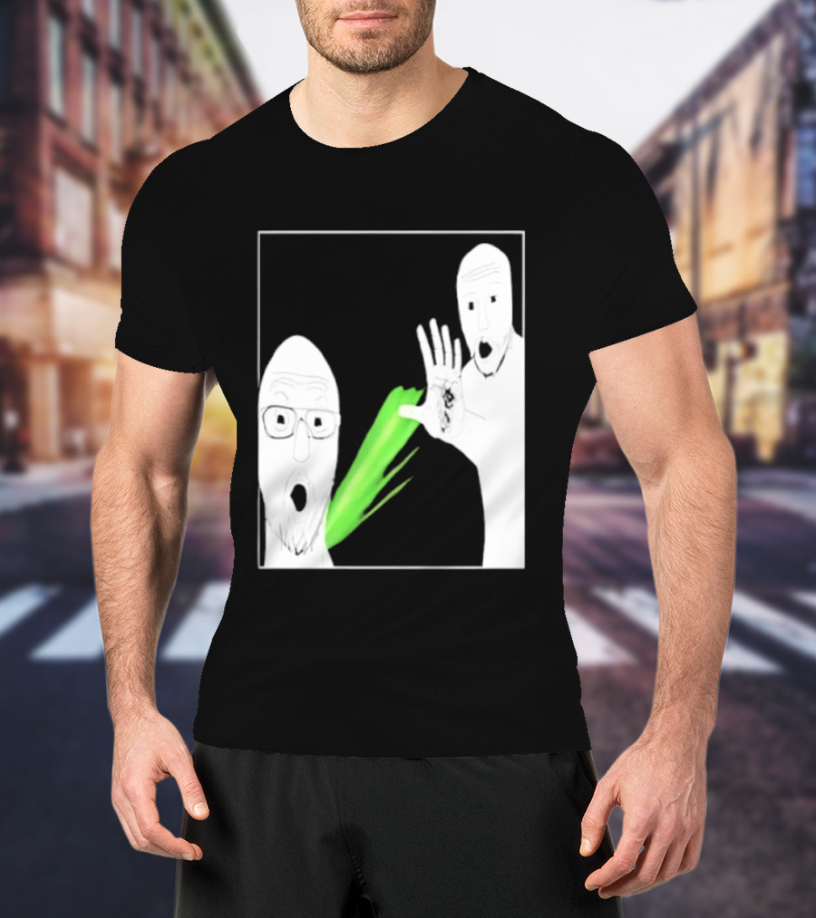 Soyjak Pointing Meme Wholesome Internet Reaction T-Shirt