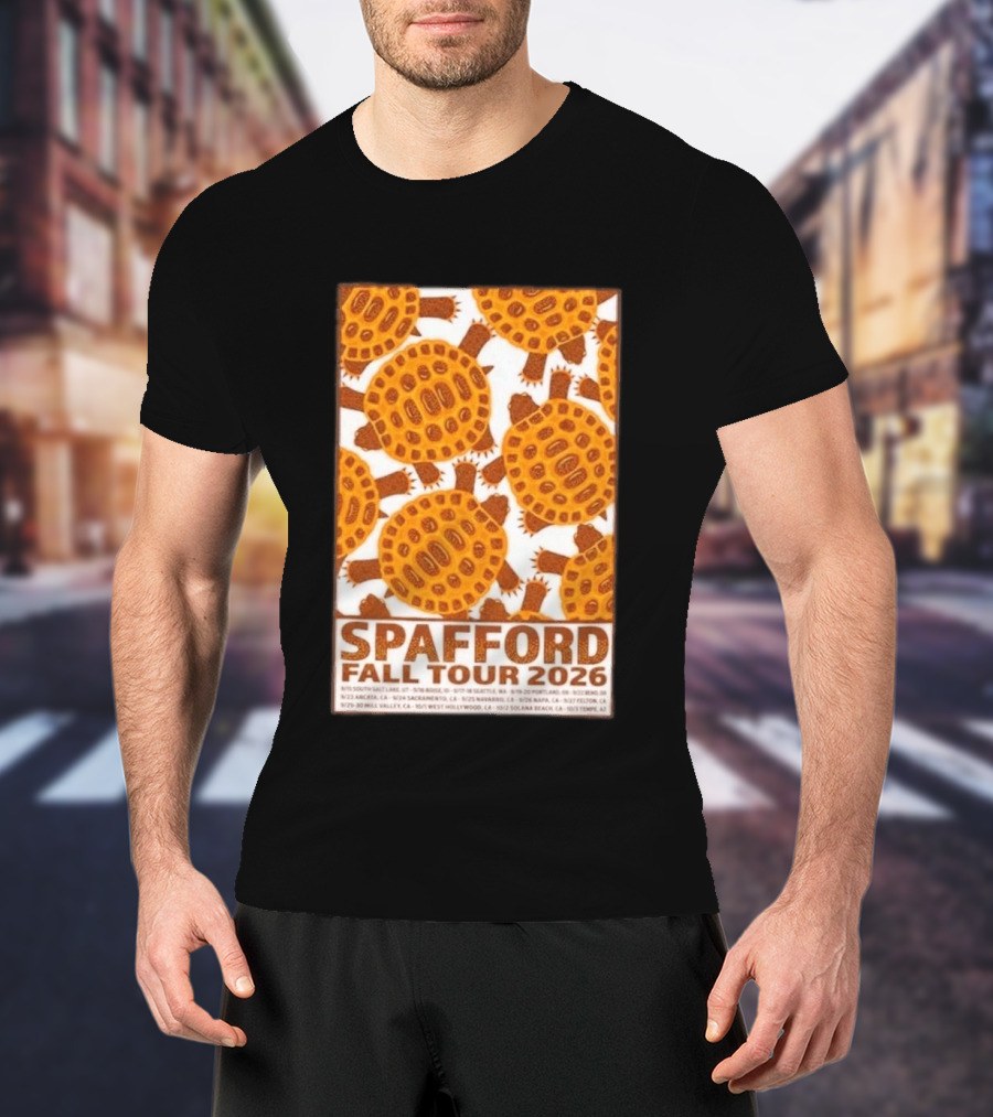 Spafford Fall Tour 2026 Turtles And Tour Dates T-Shirt