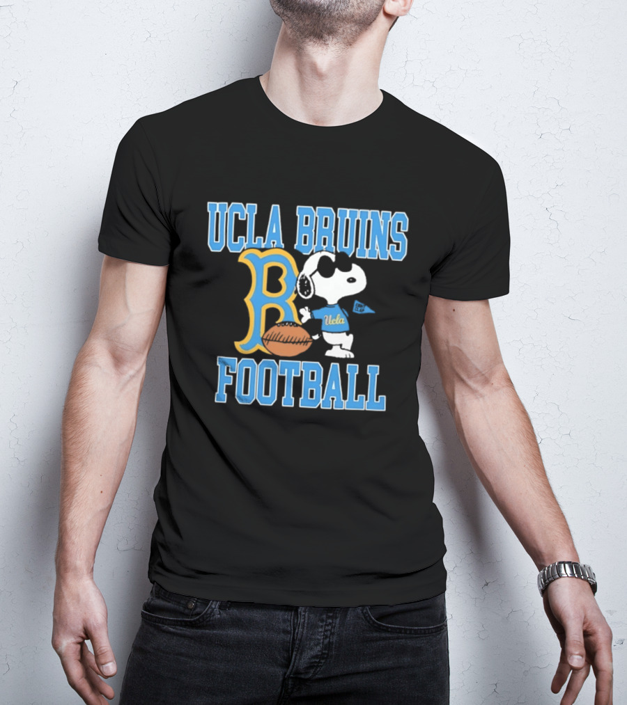UCLA Bruins Football Snoopy Peanuts Eight Clap T-Shirt