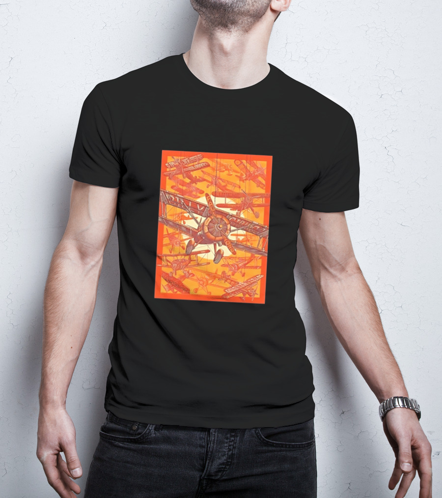 Biplane Airshow Eugene And Austin Adventure T-Shirt