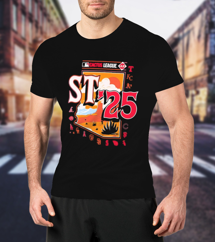 Cactus League 2025 Arizona Spring Training MLB AZ ST'25 T-Shirt