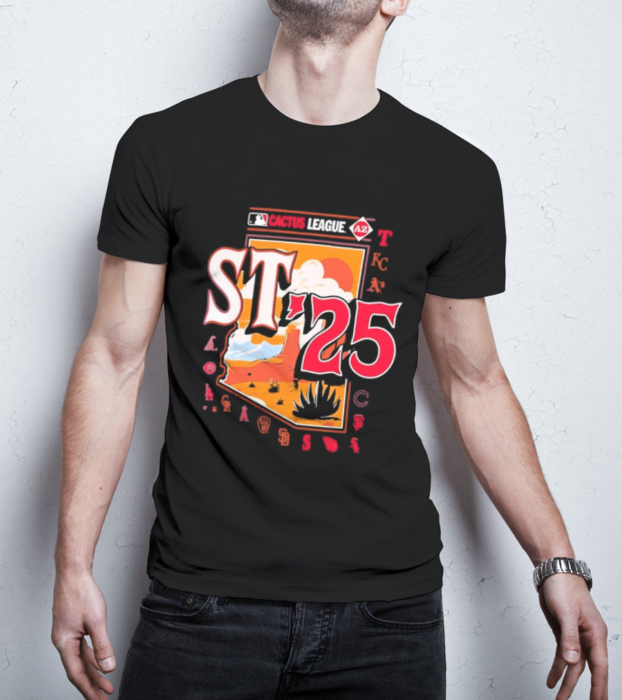 Cactus League 2025 Arizona Spring Training MLB AZ ST'25 T-Shirt