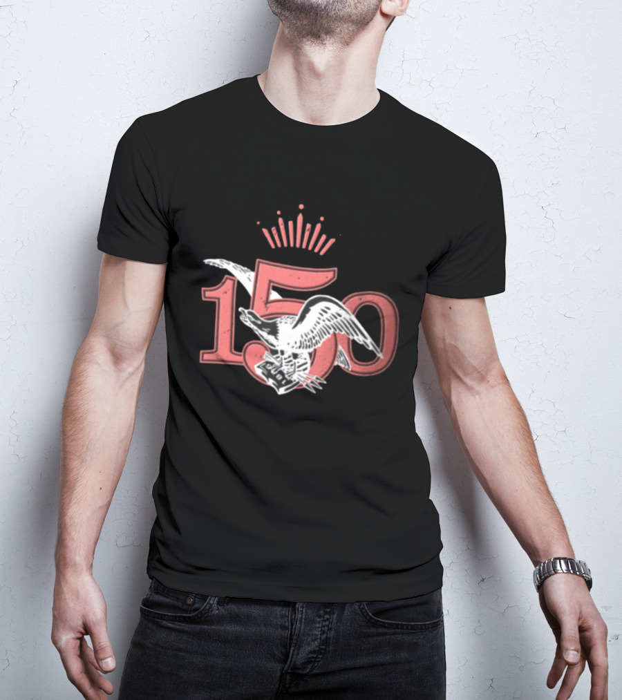 Texas A And M University 150th Anniversary 1876 Eagle Crown T-Shirt
