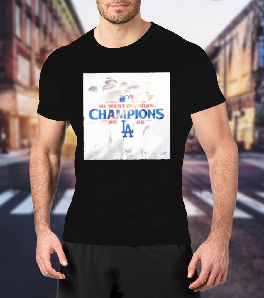 NL West Division Champions 2026 LA Dodgers MLB T-Shirt