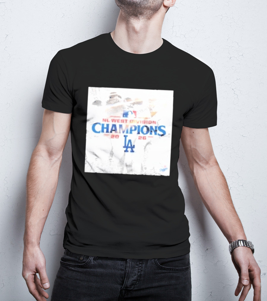 NL West Division Champions 2026 LA Dodgers MLB T-Shirt