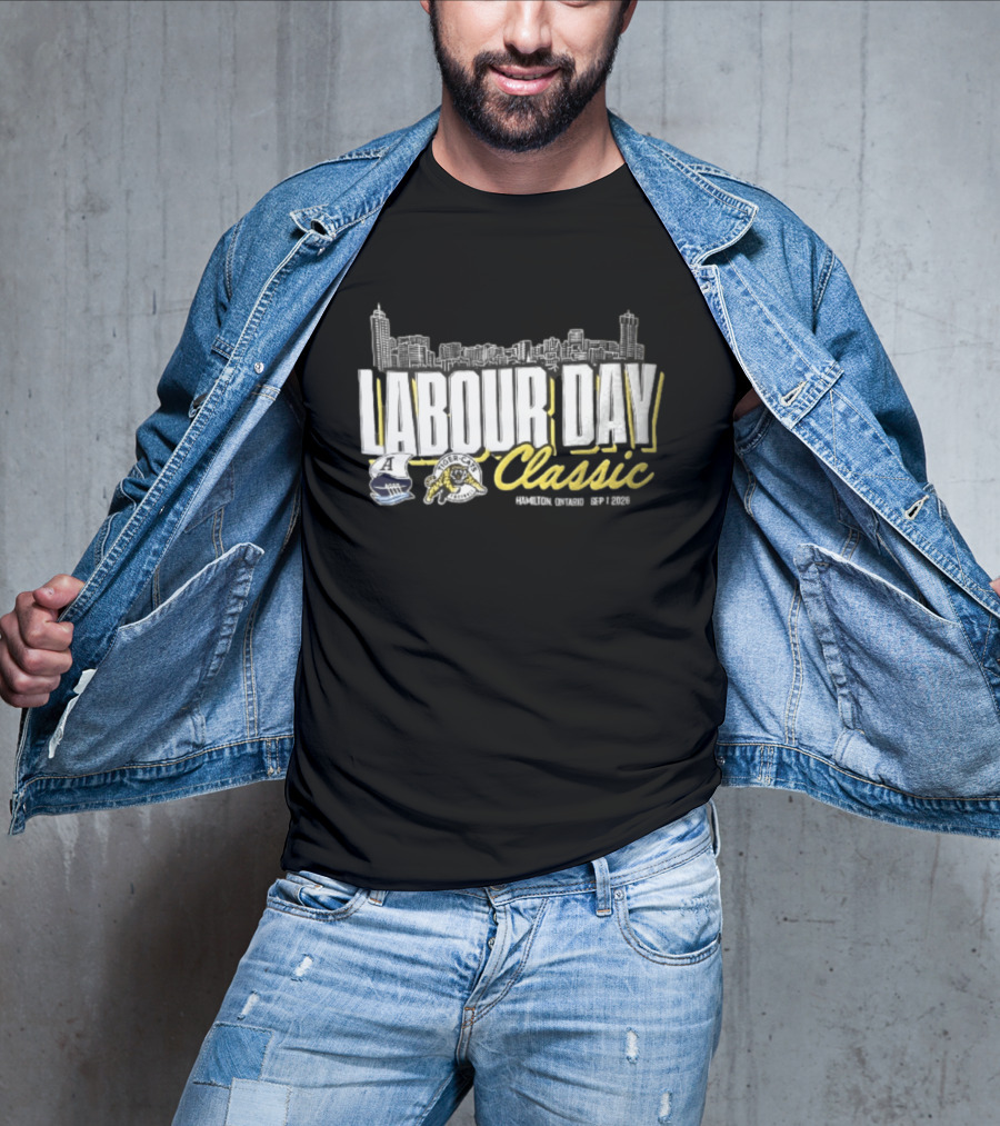 Toronto Argonauts Hamilton Tiger Cats Labour Day Classic 2026 Skyline Event T-Shirt