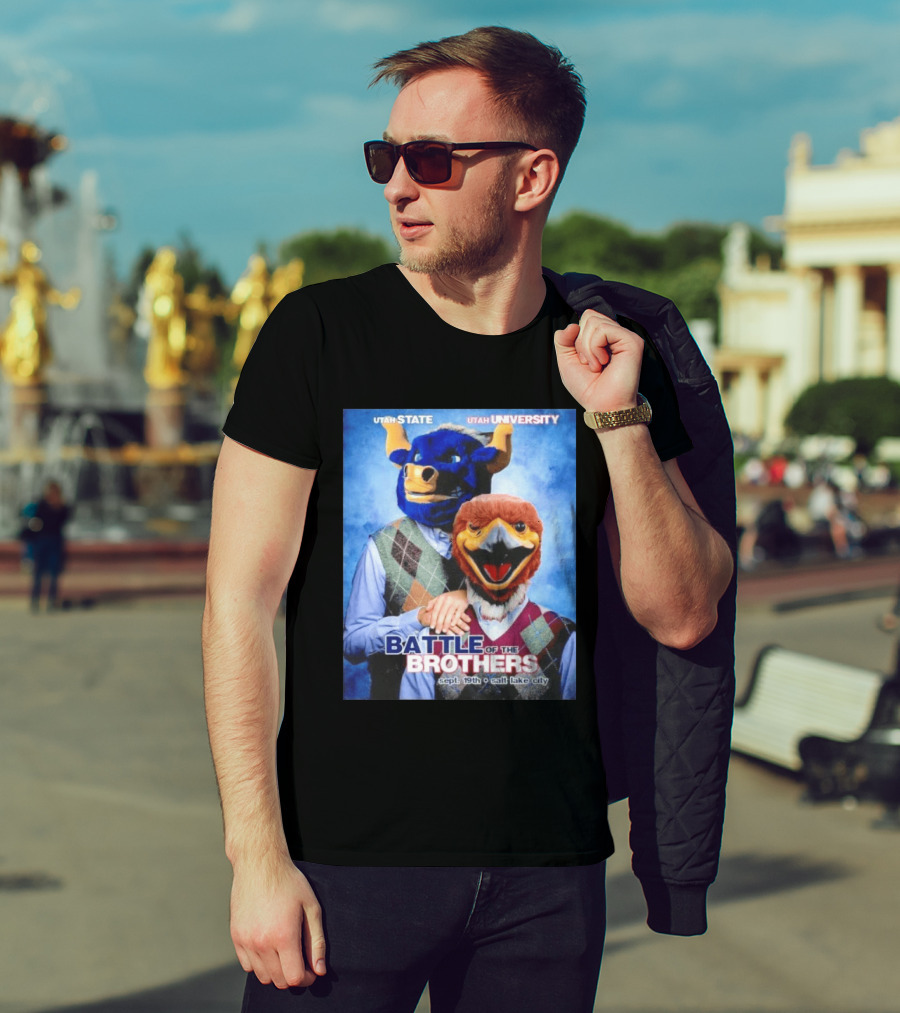 Utah State Utah University Battle Of The Brothers Sept 19th Salt Lake City T-Shirt