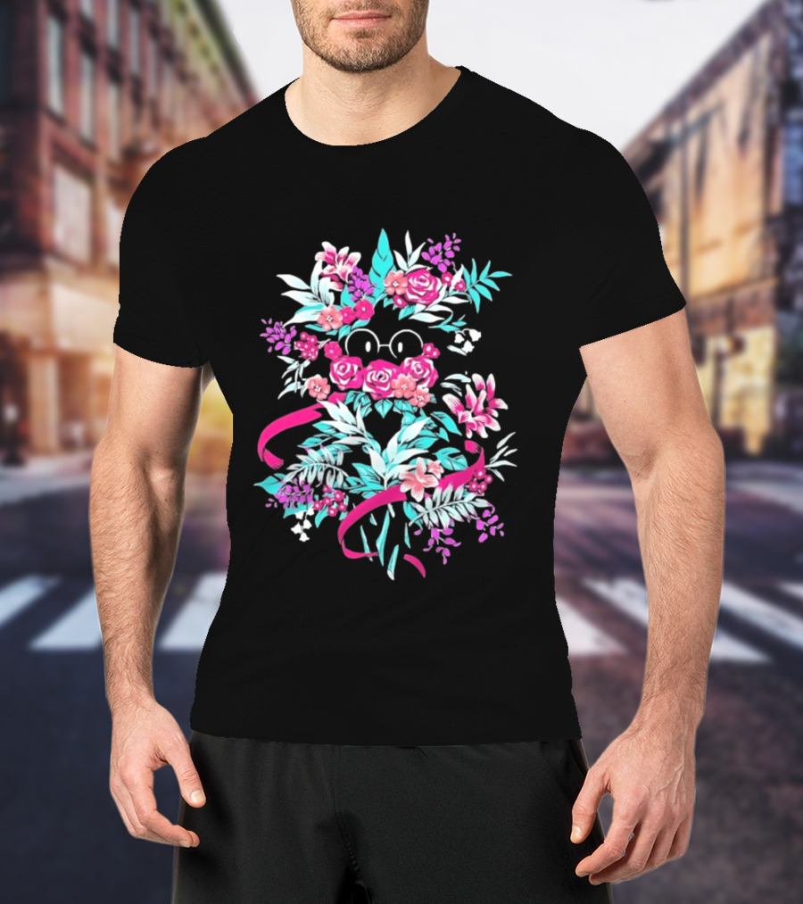 Floral Wizardry Bouquet Glasses Magic Blossoms T-Shirt
