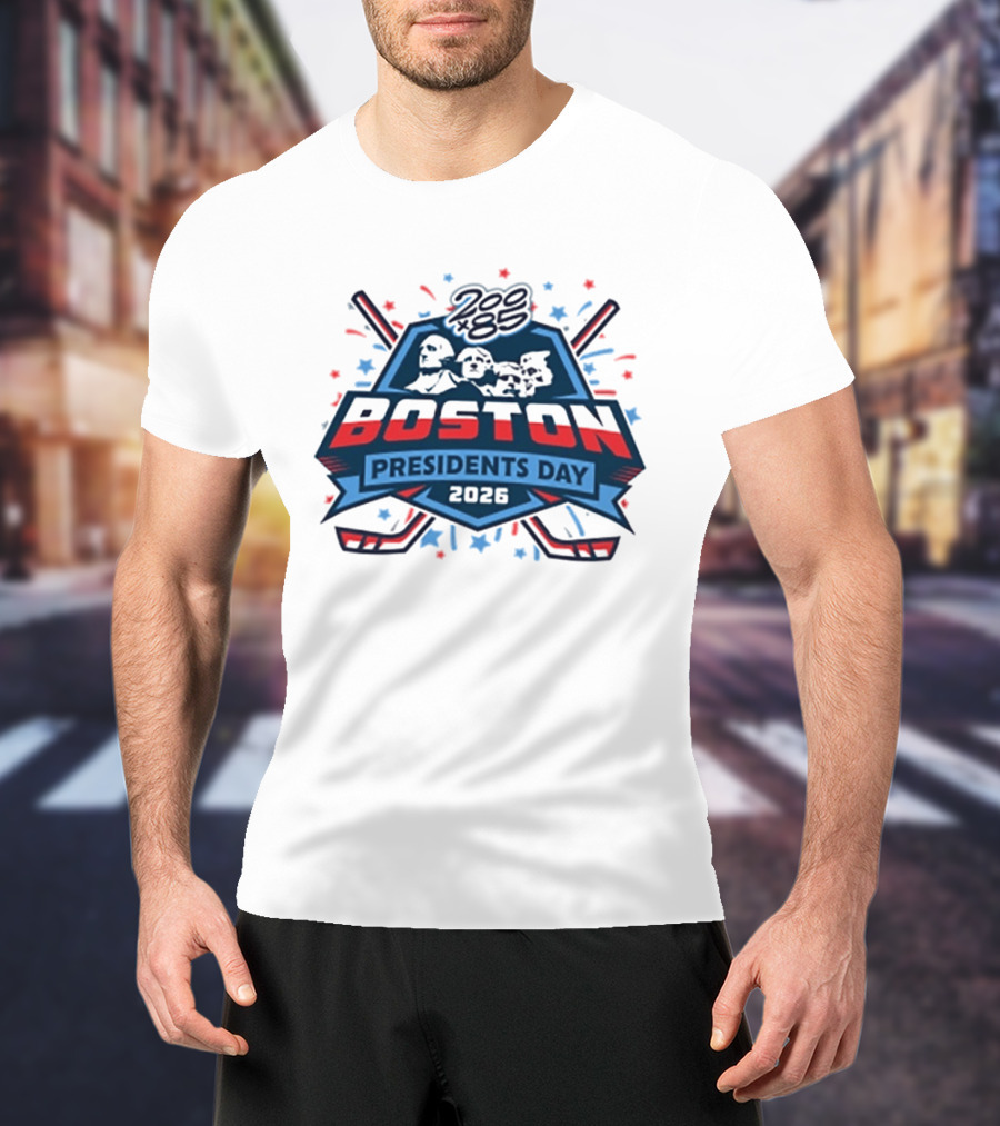 Boston Presidents Day 2026 200×85 Tournament Series T-Shirt